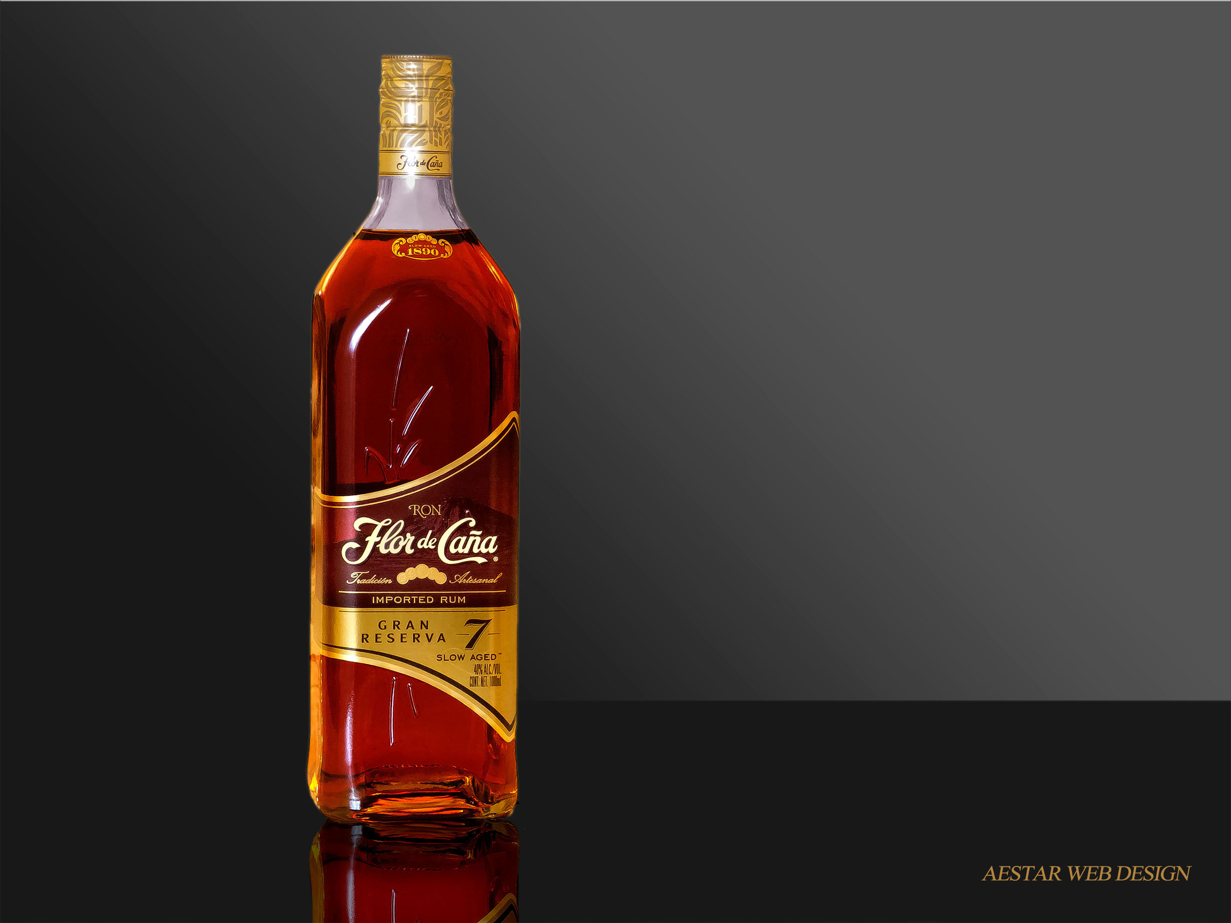 Web Product Photography, Beverages, Bottle of Rum, New York City